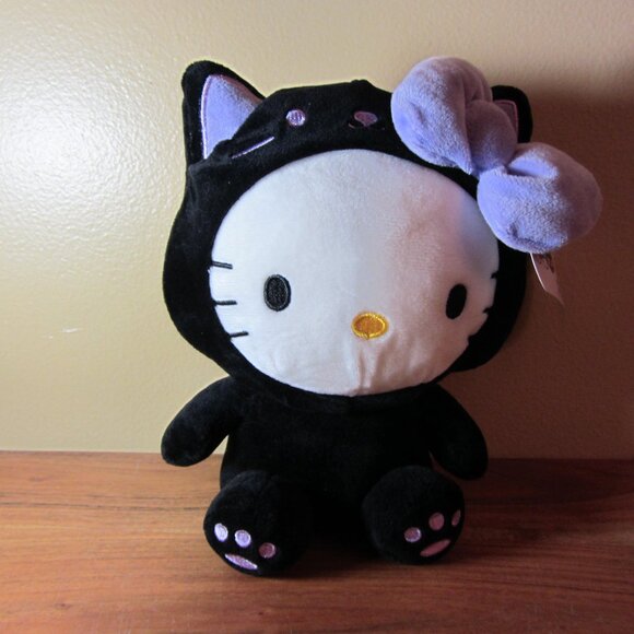 plush sanrio halloween 2023 hello kitty black cat costume (T277) - Picture 1 of 9